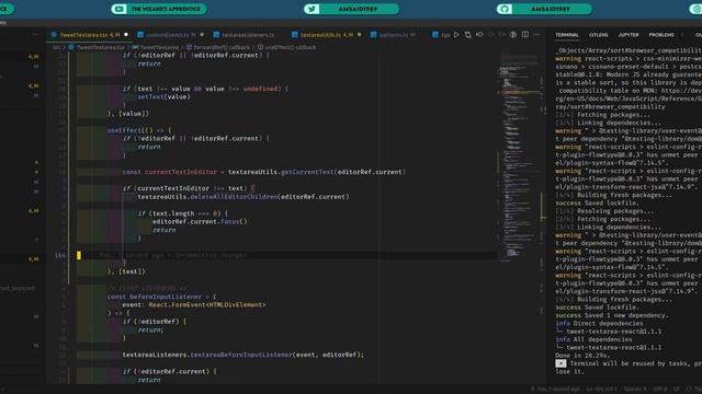 Building TweetTextarea React component - Stream 21 смотреть онлайн