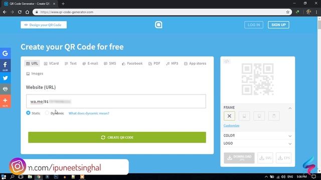 Create WhatsApp QR Code For Website And Social Media смотреть онлайн