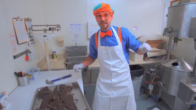 Блиппи на шоколадной фабрике | Блиппи на Русском | Изучай этот Мир вместе с Блиппи | Blippi смотреть онлайн