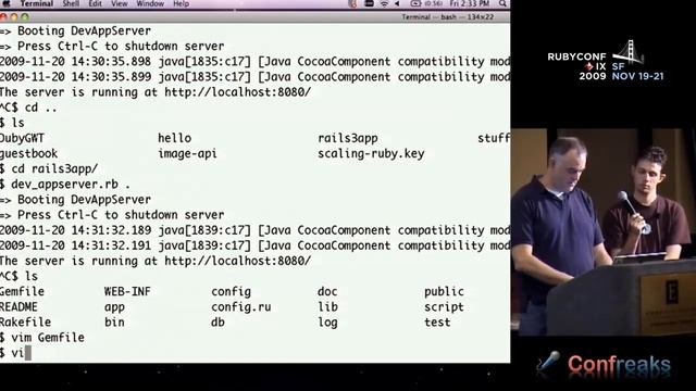 RubyConf 2009 - Scaling an App Engine with Ruby and Duby by: John Woodell, Ryan Brown смотреть онлайн