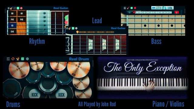 The Only Exception - Piano, Guitar, and Drum Cover смотреть онлайн