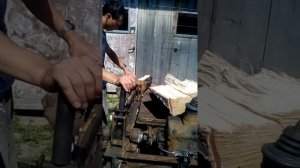 Реечный дровокол с редуктором