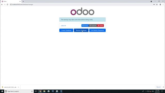 Backup and Restore your Odoo Databases смотреть онлайн
