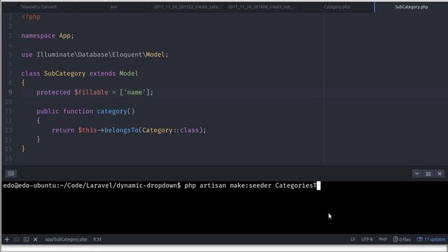 AJAX Dynamic Dropdown in Laravel with jQuery or Vue.js (Part 1 of 3) смотреть онлайн