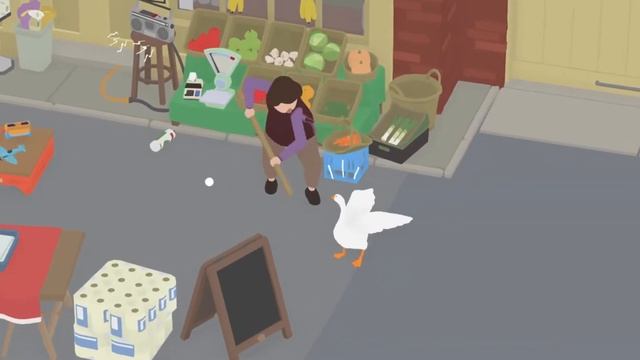 Untitled Goose Game/ПРОХОЖДЕНИЕ #2/ГУСЬ не такая уж и вредная ПТИЦА?? смотреть онлайн