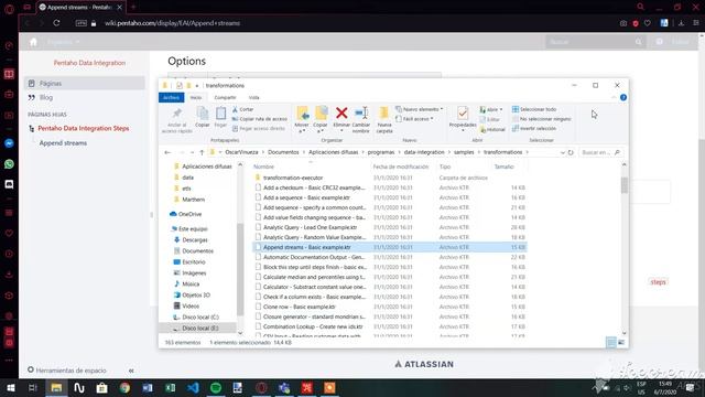 Append Stream/Pentaho ejemplo básico смотреть онлайн