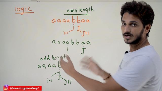 Longest Palindrome in a String || Program 20 || Competitive Coding || Learning Monkey || смотреть онлайн