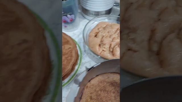 Печеночный тортик с фаршем . смотреть онлайн