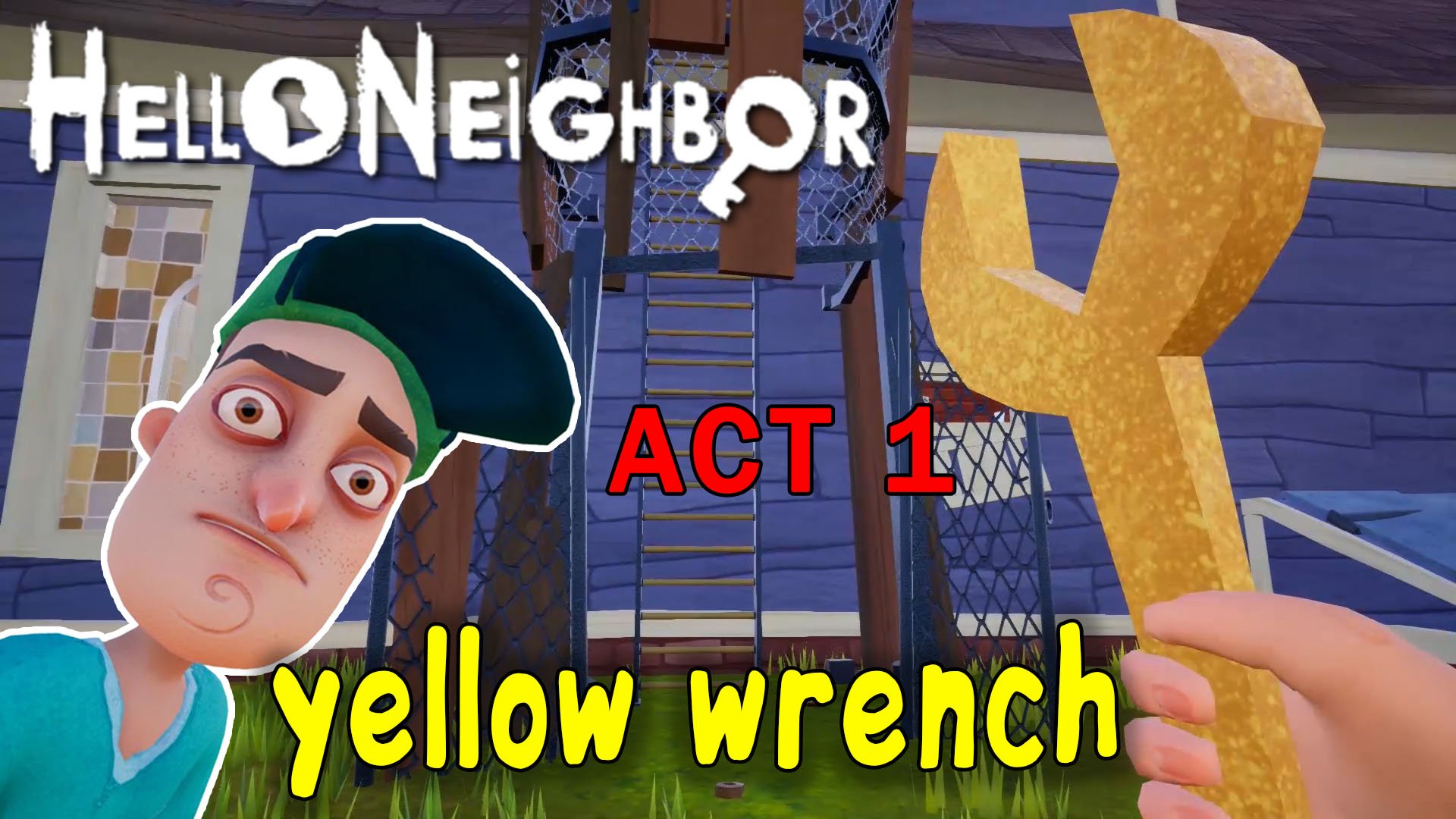 Привет Сосед как Достать Гаечный Ключ| Hello Neighbor How to get the Wrench смотреть онлайн