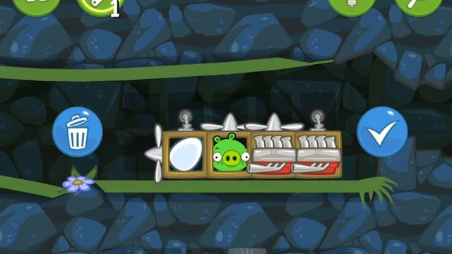 Bad Piggies - Level 4-21 Flight in the Night. 3 stars смотреть онлайн