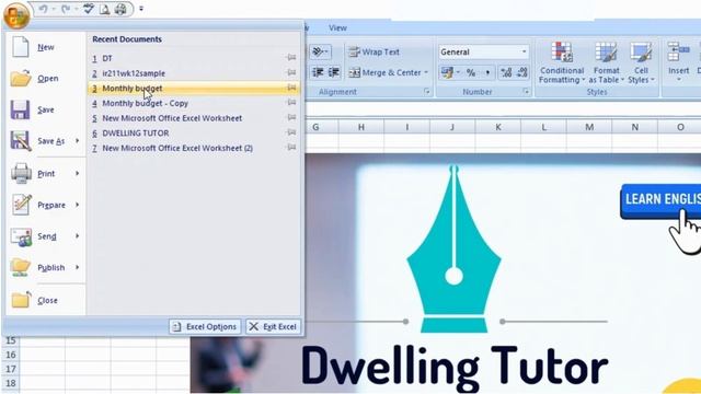 How to open Existing Excel file? Open on Desktop in Microsoft 2013 Workbook Sheet | Video - 4 смотреть онлайн