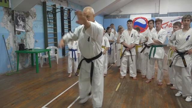 Шихан Фомин Виктор Павлович. Разбор ката Киокусинкай. Сэйентин смотреть онлайн