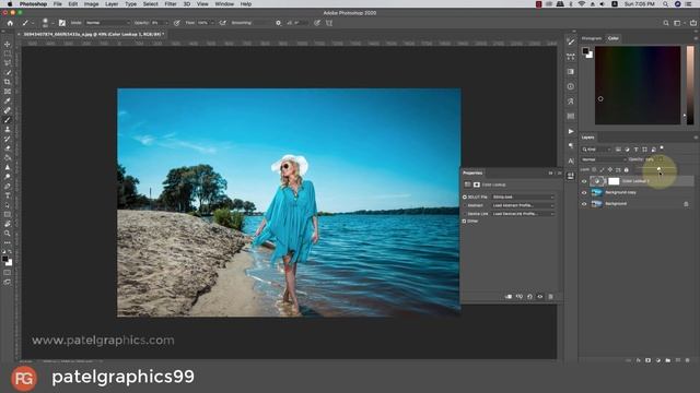 Apply Aqua Brown Color Scheme to Photos in Photoshop || Edit Summer Beach Photography смотреть онлайн