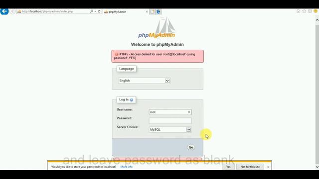 User name and password for phpmyadmin new login page смотреть онлайн