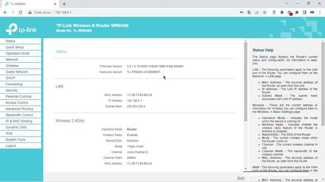Cara Ganti Password WIFI TP Link WR840N смотреть онлайн