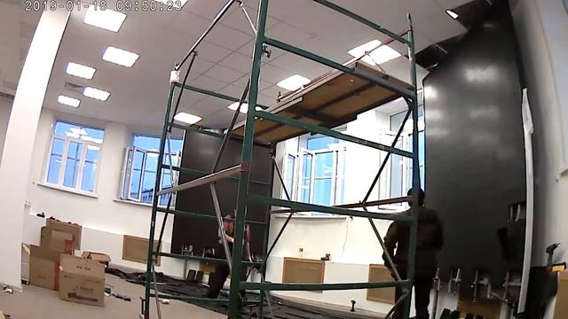 Процесс монтажа экрана смотреть онлайн