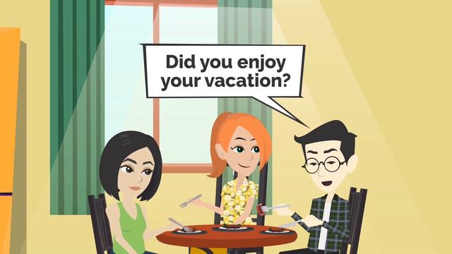 Inviting Friend for Dinner English Practice смотреть онлайн