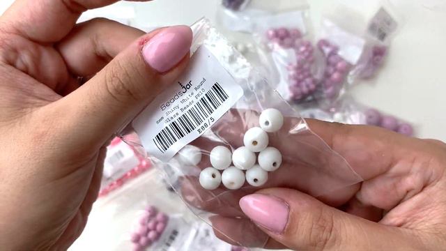 Pink & Purple Bead Haul