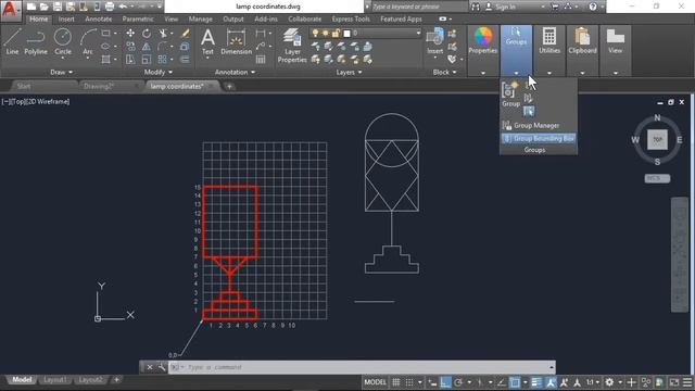 Radius and Angle Command - AutoCAD tutorial смотреть онлайн