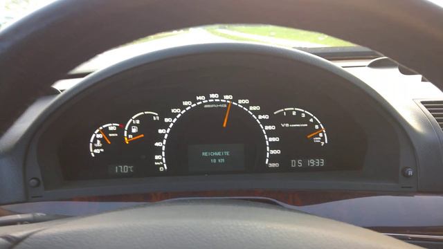 Mercedes-Benz S 55 amg kompressor 500hp w220 0-200 смотреть онлайн