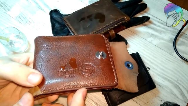 Бумажник из НАТУРАЛЬНОЙ кожи из Китая. Как проверить кожу на натуральность? смотреть онлайн