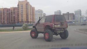 Suzuki Escudo-на мостах проба1