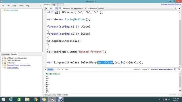 Rewrite Nested ForEach Loop in LINQ C# смотреть онлайн