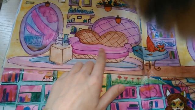 Enchantimals / Энчантималс бумажные куклы с домиками в альбоме часть 4 смотреть онлайн