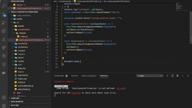React Router Custom Confirm Prompt example. Fully featured React Project Tutorial #18 смотреть онлайн