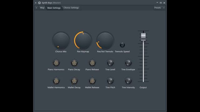 FL Studio Preset: "Patcher Keys" Demo (e. piano, mallet, and bell sounds) смотреть онлайн