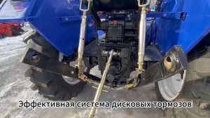 Обзор трактора Русич Т-25 с отвалом 1,4 м