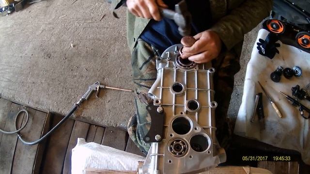 Сборка кпп РМЗ Патруль 550 (1 часть.) смотреть онлайн