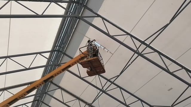 Ремонт полотна на каркасно тентовом ангаре смотреть онлайн
