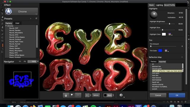 HOW TO MAKE CHROME TYPE USING PHOTOSHOP AND EYE CANDY ? смотреть онлайн
