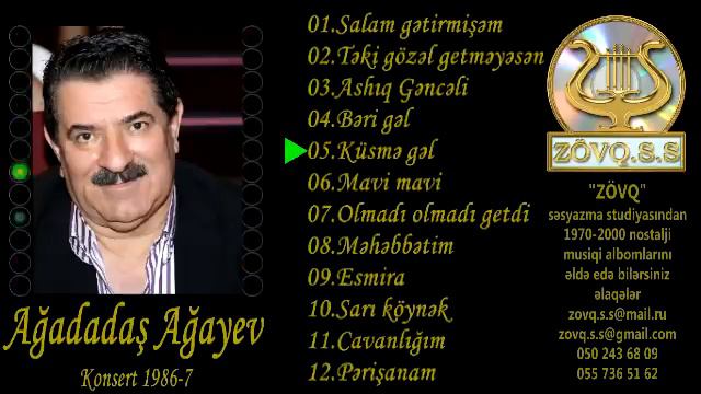 Agadadash Agayev 7-1986 (Full Concert Recording)