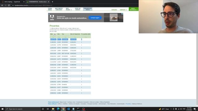 Colete dados de QUALQUER site de finanças utilizando Web Scraping com Python Beautifulsoup смотреть онлайн