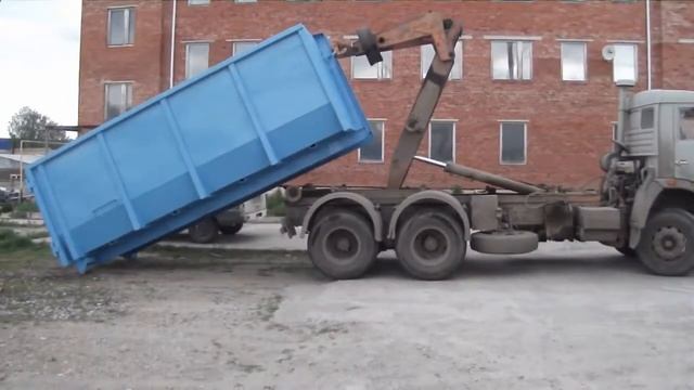Вывоз мусора Москва контейнером 20-27 м3 мультилифт
