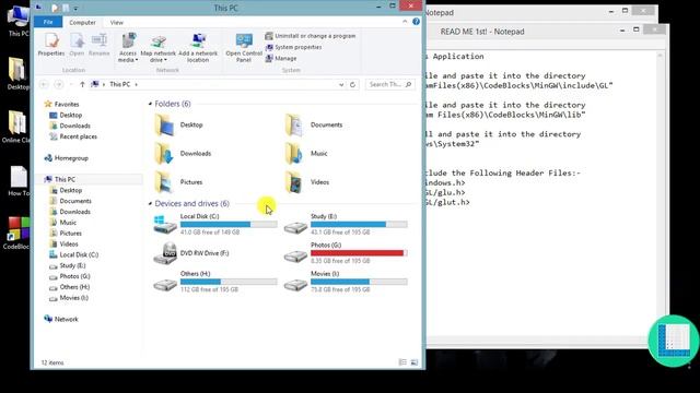 How to Install CodeBlocks IDE with OpenGL Libraries | Creation & Execution of OpenGL Program смотреть онлайн