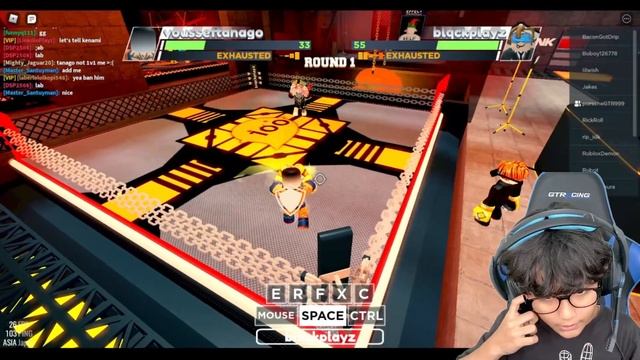 ROBLOX Boxing League 1v1ing with GOLD gloves! смотреть онлайн