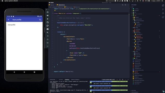 Enregistrer des écrans et gérer le routing d'une application React Native avec React Navigation смотреть онлайн