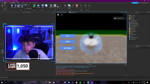 How to make an Advanced Camera Main Screen GUI In Roblox Studio 2020 | Shop & Settings Included. смотреть онлайн