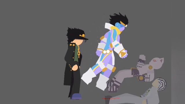 Джотаро против Киры Ёшкаге дополнительная версия #джоджо #джотаро