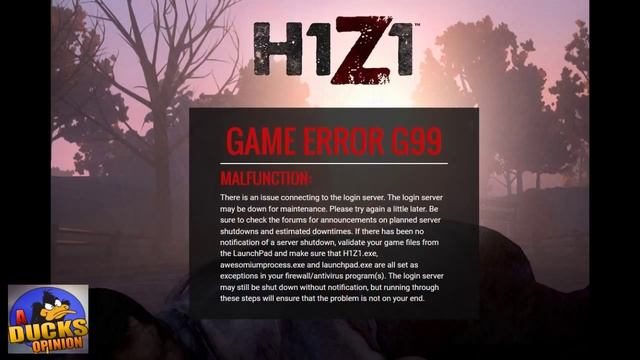 H1Z1 Is OUT! But Not Working! (Game Error G99! Oh NO!) смотреть онлайн