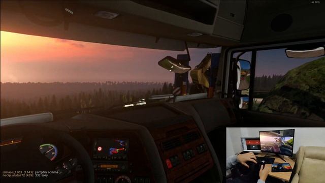 ETS2 MUTİPLAYER. KİRKENES MADEN YOLU. MSİ G27C4 YENİ MONİTÖR İLE İLK VİDEO. DAYI İNTiHAR ETTİ. смотреть онлайн