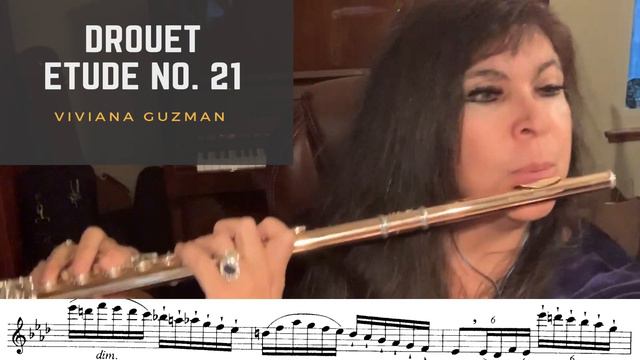 Drouet No. 21 from 25 Flute Etudes, Viviana Guzman смотреть онлайн