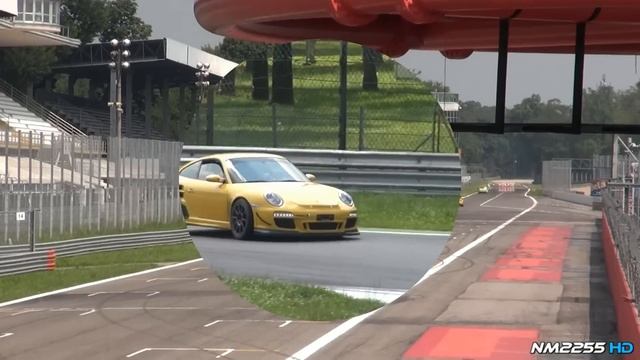 Modified Porsche 997 GT2 Akrapovic Exhaust SOUND! смотреть онлайн