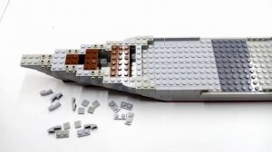 Крейсер,, Пётр Великий « ( cruiser Peter the Great ) из конструктора лего. LEGO ship.