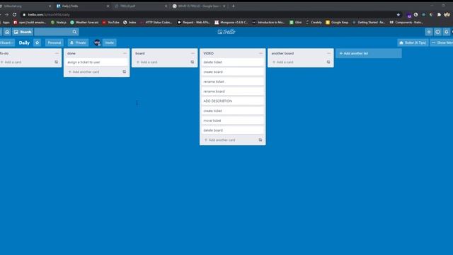 TRELLO ADVANCED DATABASE PROJECT смотреть онлайн