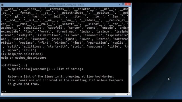 Using the Python Help System смотреть онлайн