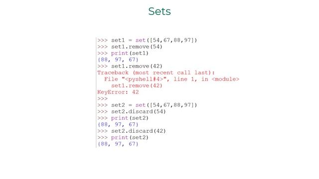 10.2 Python Sets смотреть онлайн